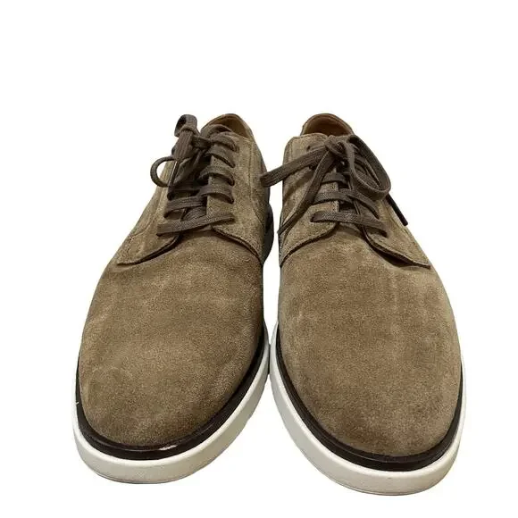 Allen Edmonds Carson Hybrid Lace‎ Up Derby Shoes US 8.5 Brown Suede Classic